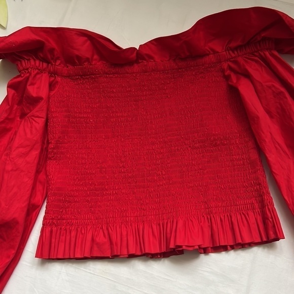 ⭐️MAJE Lenda Smocked Off-The-Shoulder Cotton Top⭐️ - Picture 11 of 11